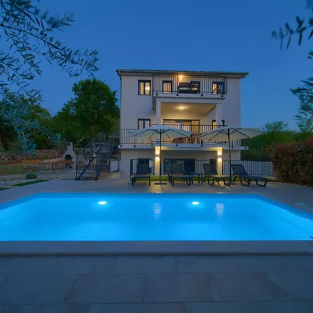 Vila Elena With Pool Poljice(Krk)